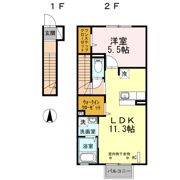 ボヌール Aの間取り画像