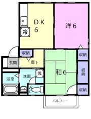 コーポ野路6の間取り画像