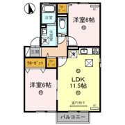 シャインヒル Aの間取り画像