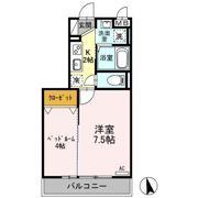 デュアリス川口 Bの間取り画像