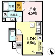 F・フィールド若園の間取り画像