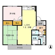 セジュール松泉 B棟の間取り画像