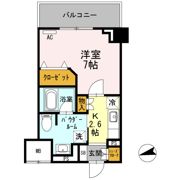 プレコート上鳥羽の間取り画像