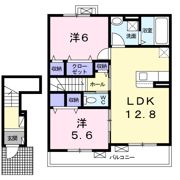 ベルコリーヌ Bの間取り画像