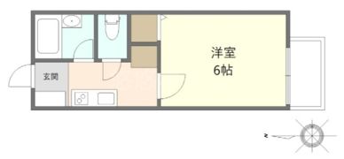 ルミナス茶山の間取り画像