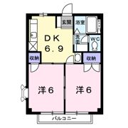 メゾンくぼたの間取り画像