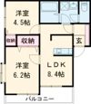 ラ・ボールゴ東光寺の間取り画像