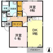 グリーンハイツ Eの間取り画像