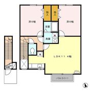 トップヒル泉 Ⅱの間取り画像