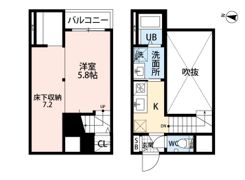 エスパシオ二日市の間取り画像