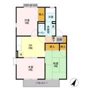ヴァンベール東川口 Ⅴの間取り画像