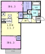 サニーコートアレックスの間取り画像