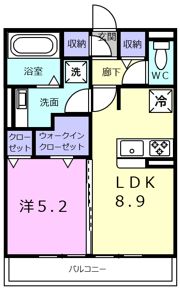 レウイシアの間取り画像