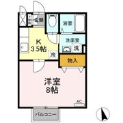 パセオプラシードK・Sの間取り画像