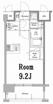 エンクレスト天神LARKの間取り画像