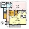 LaLuce (ﾗﾙｰﾁｪ) Bの間取り画像