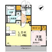 セレンディピティ堅田の間取り画像