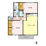 ウィルモア Aの間取り画像