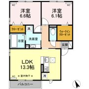 ロイヤルビレッジ Eの間取り画像