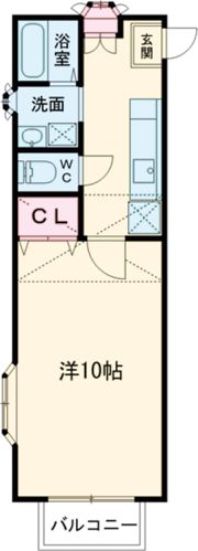 エストメルベーユ荒井壱番館の間取り画像