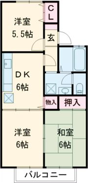 セジュールマルシェⅡの間取り画像