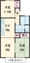 セジュールマルシェⅡの間取り画像
