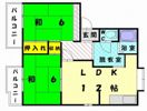 花鶴ハイムの間取り画像