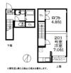 クリスタルK学研都市の間取り画像