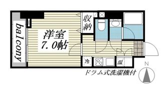 HF北四番丁レジデンスの間取り画像