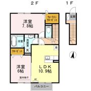 ポルト ボヌールの間取り画像