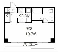 カルム福岡東の間取り画像