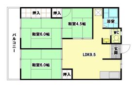 サンハイツ高辻の間取り画像