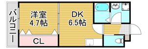 キミヱ別府レジデンスの間取り画像