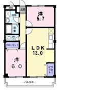 グリーンハイツ田中の間取り画像