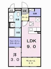 フレーシュ89の間取り画像