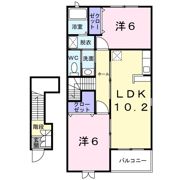 テンプラードナゴミの間取り画像