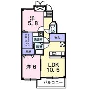 イーストガーデンの間取り画像