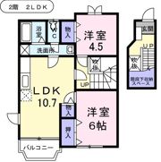 MY．江原Ⅰの間取り画像
