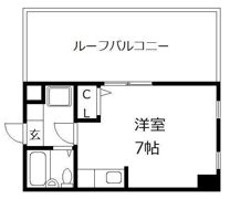 ウイングコート藤崎の間取り画像