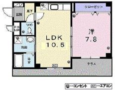 アルドーレ寺之内の間取り画像