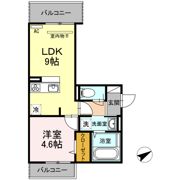 D-room城野の間取り画像