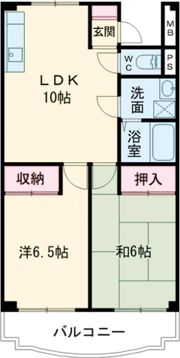ビアンカ狭山Aの間取り画像
