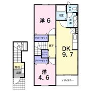 ツインフィオーレBの間取り画像