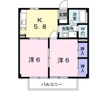エクセルの間取り画像