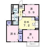 サーフ21Bの間取り画像