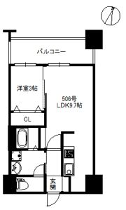 アリエス学研都市Ⅱの間取り画像