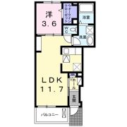 アムール Ⅲの間取り画像