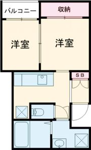 Authentic 雑餉隈の間取り画像