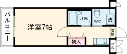 プルーリオン西桂の間取り画像