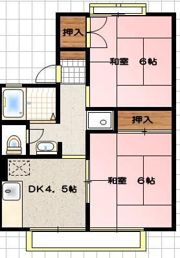 セジュール桂坂の間取り画像